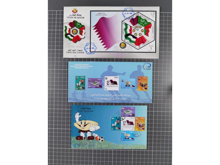 1980/2006 (ca.), collection of FDCs with some better and topical issues, in box