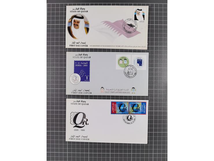 1980/2006 (ca.), collection of FDCs with some better and topical issues, in box