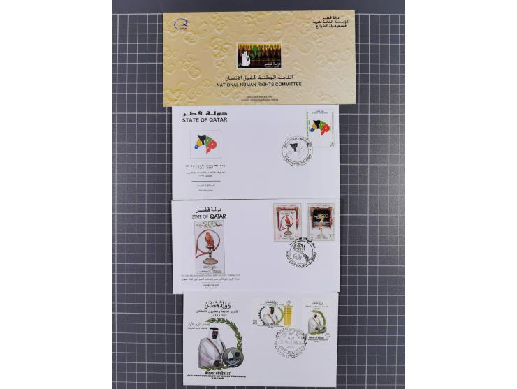 1980/2006 (ca.), collection of FDCs with some better and topical issues, in box