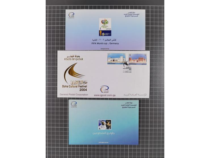 1980/2006 (ca.), collection of FDCs with some better and topical issues, in box