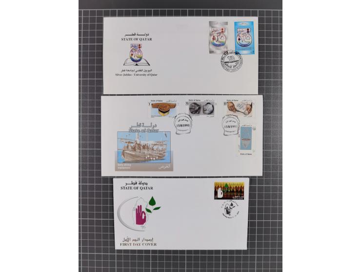 1980/2006 (ca.), collection of FDCs with some better and topical issues, in box