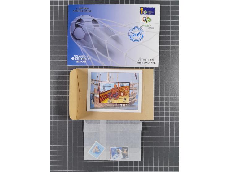 1980/2006 (ca.), collection of FDCs with some better and topical issues, in box