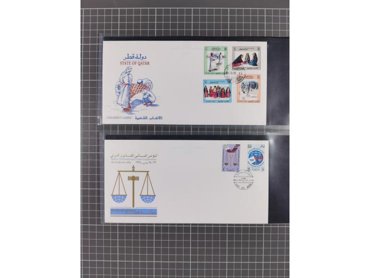 1980/2006 (ca.), collection of FDCs with some better and topical issues, in box