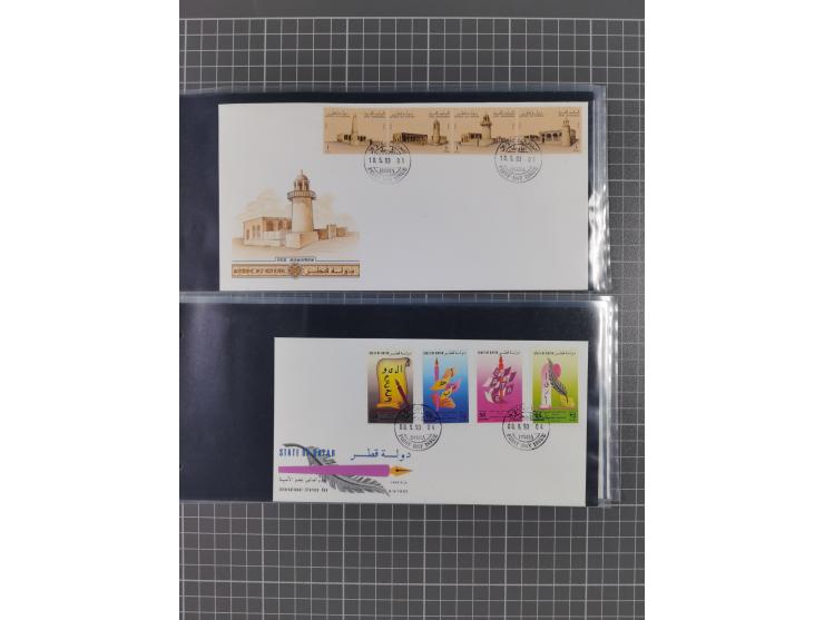 1980/2006 (ca.), collection of FDCs with some better and topical issues, in box