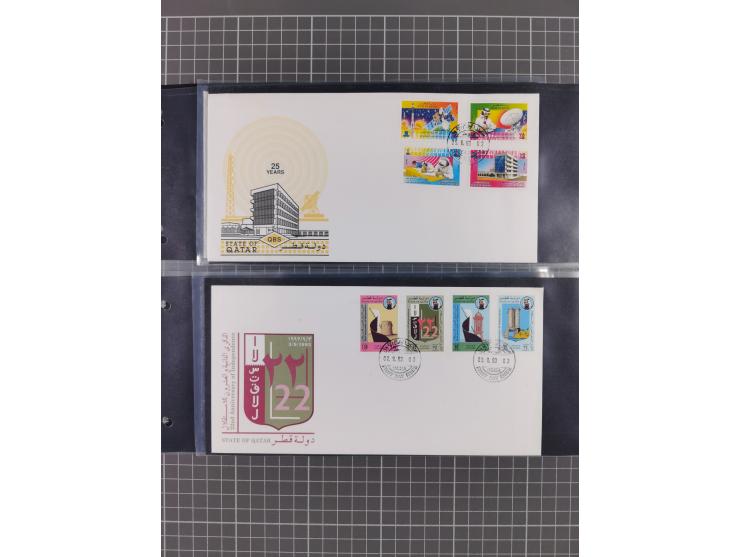 1980/2006 (ca.), collection of FDCs with some better and topical issues, in box