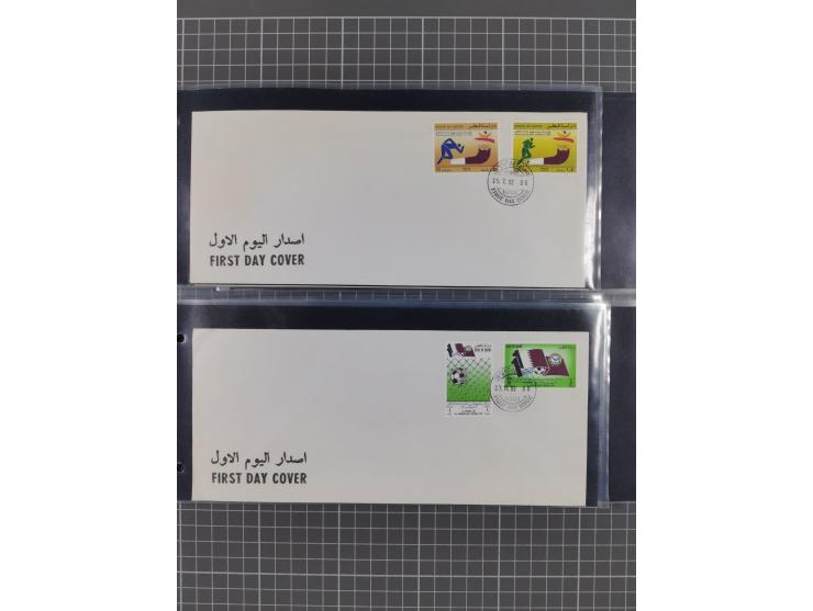 1980/2006 (ca.), collection of FDCs with some better and topical issues, in box