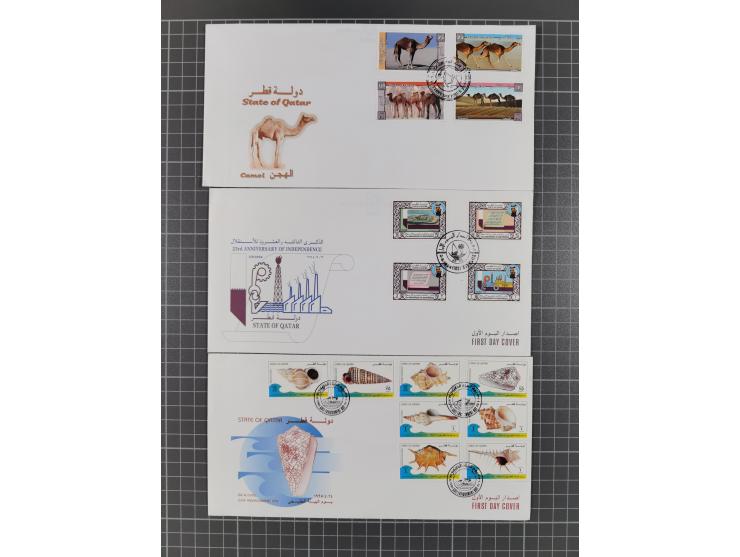 1980/2006 (ca.), collection of FDCs with some better and topical issues, in box