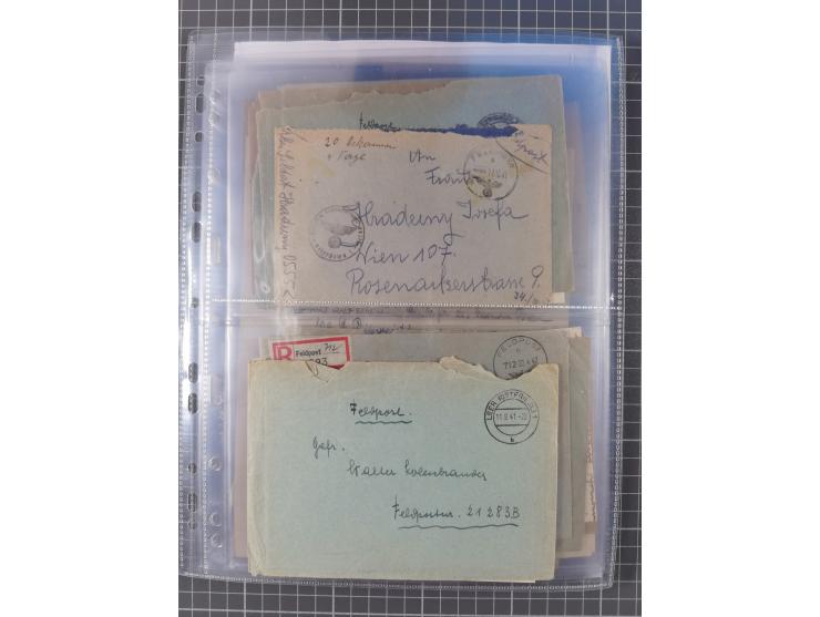 1940/44, interessante Sammlung mit über 60 Briefen und Karten, meist mit Kanalinseln-Bezug, dabei viele bessere wie fünf Feld