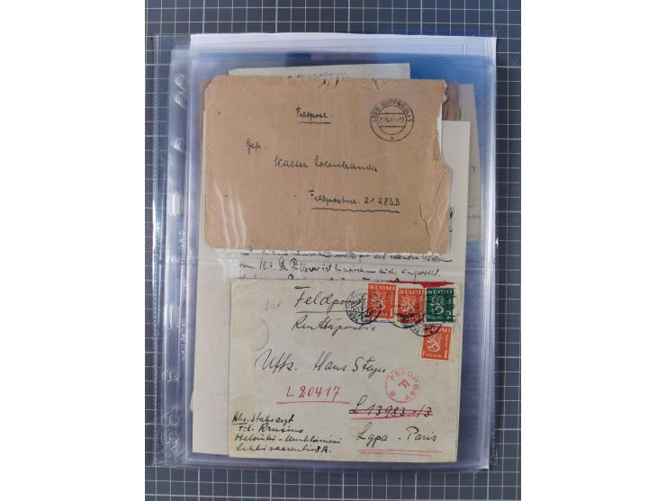 1940/44, interessante Sammlung mit über 60 Briefen und Karten, meist mit Kanalinseln-Bezug, dabei viele bessere wie fünf Feld