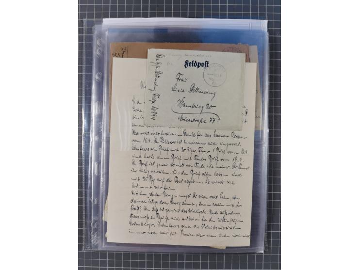 1940/44, interessante Sammlung mit über 60 Briefen und Karten, meist mit Kanalinseln-Bezug, dabei viele bessere wie fünf Feld