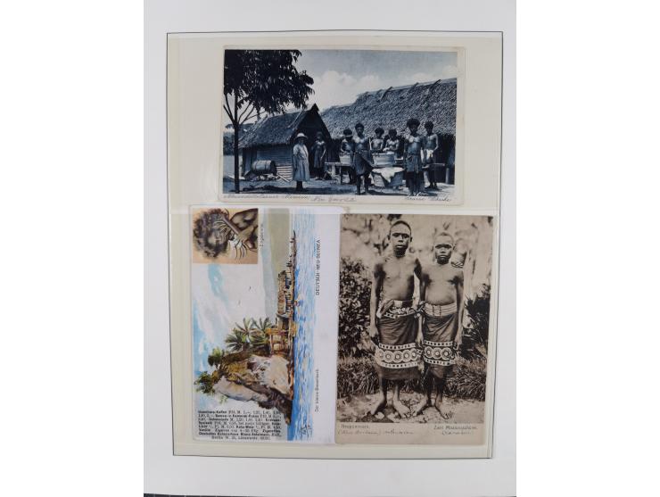 1889/1914, Deutsch-Neuguinea and Marschall-Inseln, ungebrauchte/postfrische und gestempelte Sammlung mit einigen Ganzstücken,