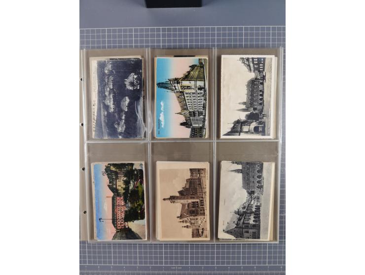 Deutschland: 1900/38, 534 Ansichtskarten, alles Topografie, meist Kaiserreich, nur bessere Ansichten (StraSen, Platze, Gebaud