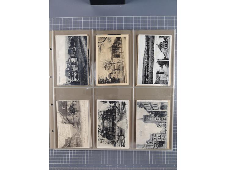 Deutschland: 1900/38, 534 Ansichtskarten, alles Topografie, meist Kaiserreich, nur bessere Ansichten (StraSen, Platze, Gebaud