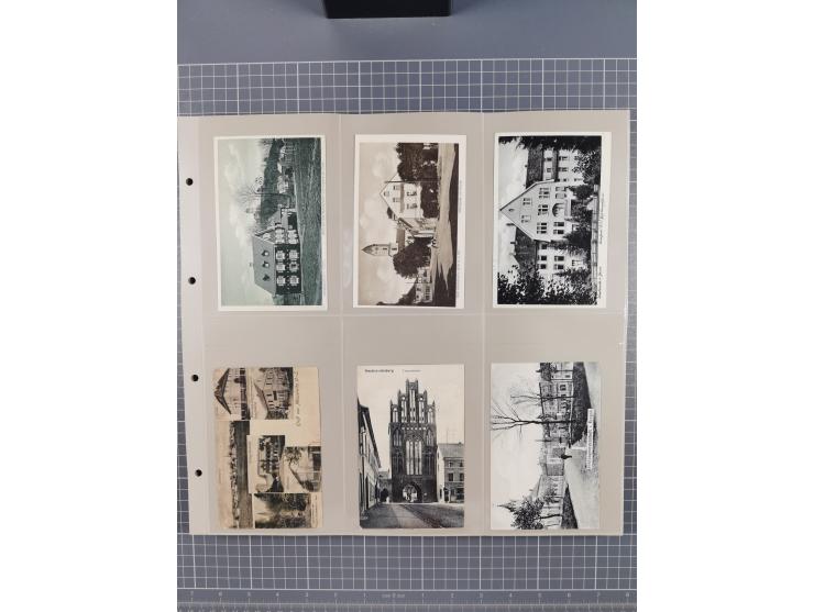 Deutschland: 1900/38, 534 Ansichtskarten, alles Topografie, meist Kaiserreich, nur bessere Ansichten (StraSen, Platze, Gebaud