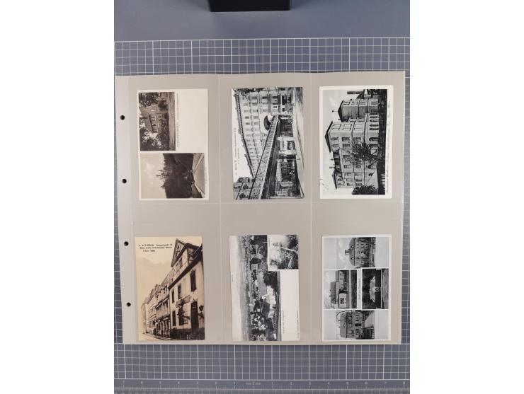 Deutschland: 1900/38, 534 Ansichtskarten, alles Topografie, meist Kaiserreich, nur bessere Ansichten (StraSen, Platze, Gebaud