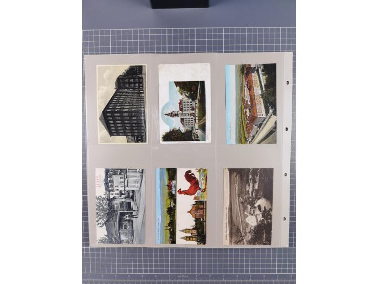 Deutschland: 1900/38, 534 Ansichtskarten, alles Topografie, meist Kaiserreich, nur bessere Ansichten (StraSen, Platze, Gebaud