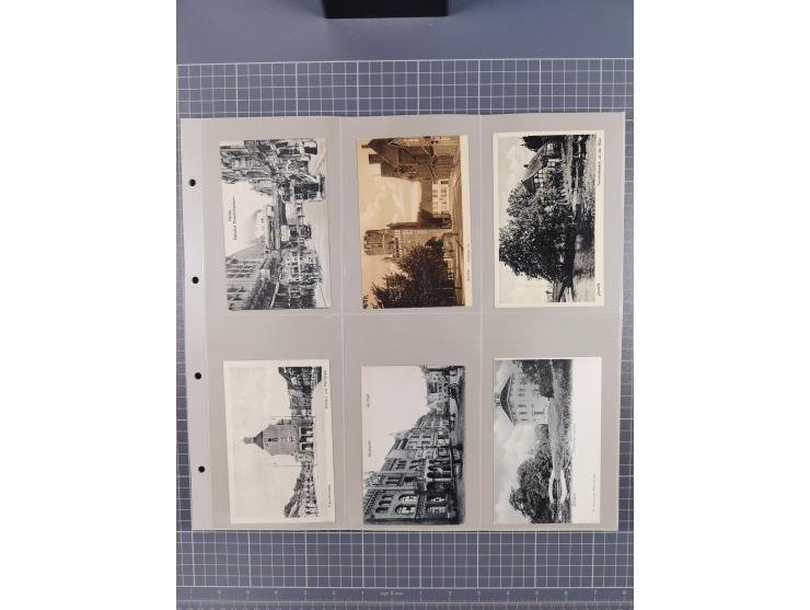 Deutschland: 1900/38, 534 Ansichtskarten, alles Topografie, meist Kaiserreich, nur bessere Ansichten (StraSen, Platze, Gebaud