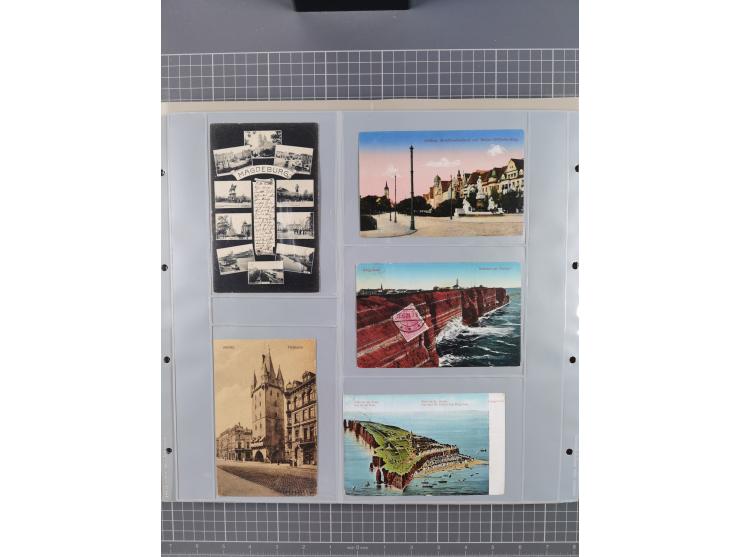 Deutschland: 1900/38, 534 Ansichtskarten, alles Topografie, meist Kaiserreich, nur bessere Ansichten (StraSen, Platze, Gebaud