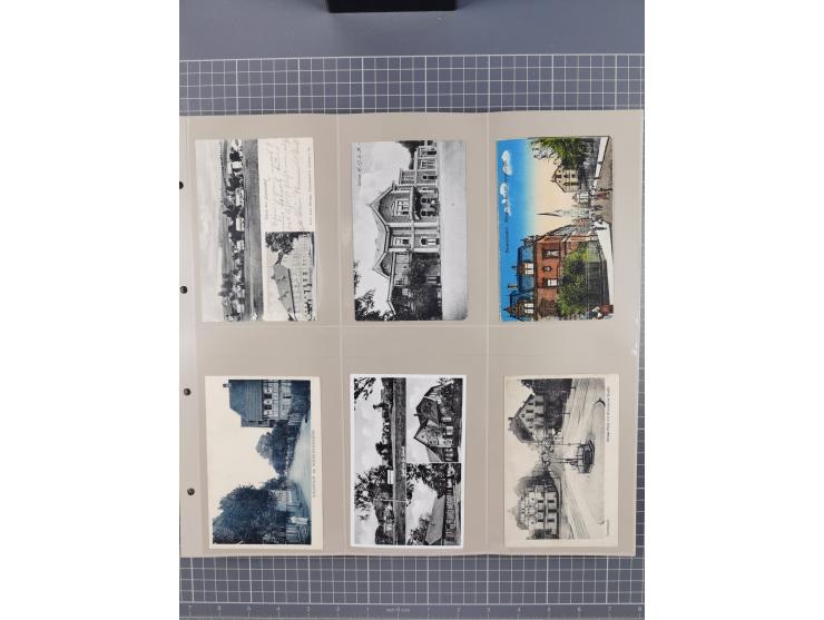 Deutschland: 1900/38, 534 Ansichtskarten, alles Topografie, meist Kaiserreich, nur bessere Ansichten (StraSen, Platze, Gebaud