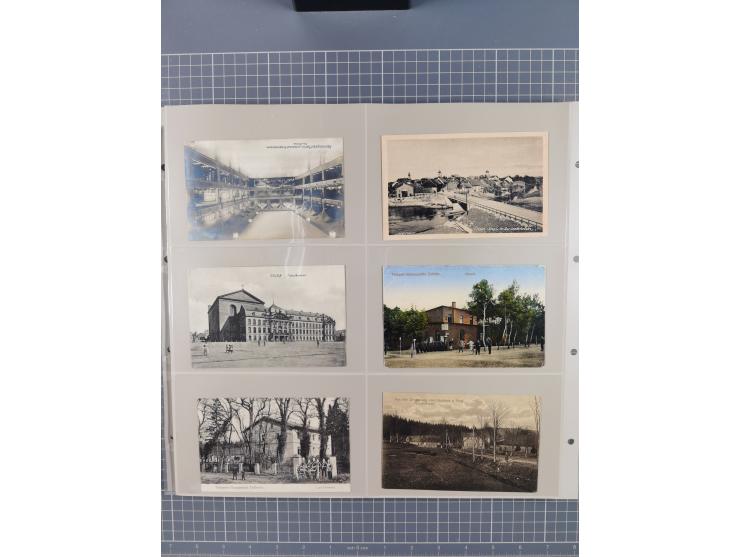 Deutschland: 1900/38, 534 Ansichtskarten, alles Topografie, meist Kaiserreich, nur bessere Ansichten (StraSen, Platze, Gebaud