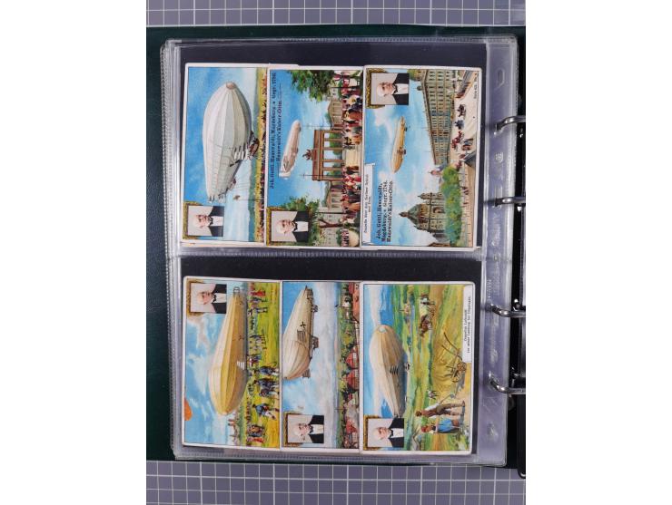 ANSICHTSKARTEN: 1910/14, 38 Zeppelin-Lithos mit 6 x Propaganda, 28 x ZeppelinMilitaria und 4 x Glückwunsch, dazu 36 Lithos-Ka