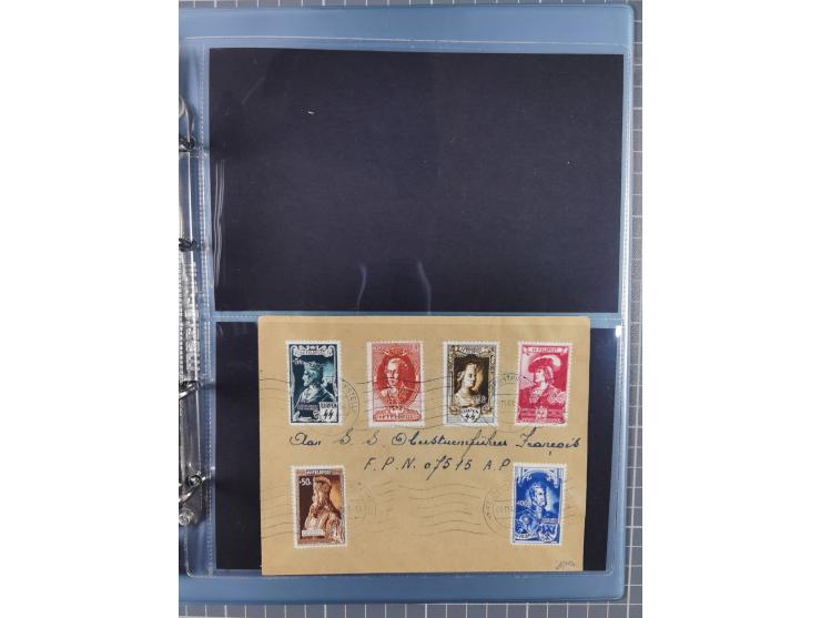 1919/48, kleine Partie mit 10 belegen, inkl. Deutsche Besetzung, dabei u.a. Vilnius Mi.-Nr. 1-10 mit Stempel "VILNIUS 16 7. 4