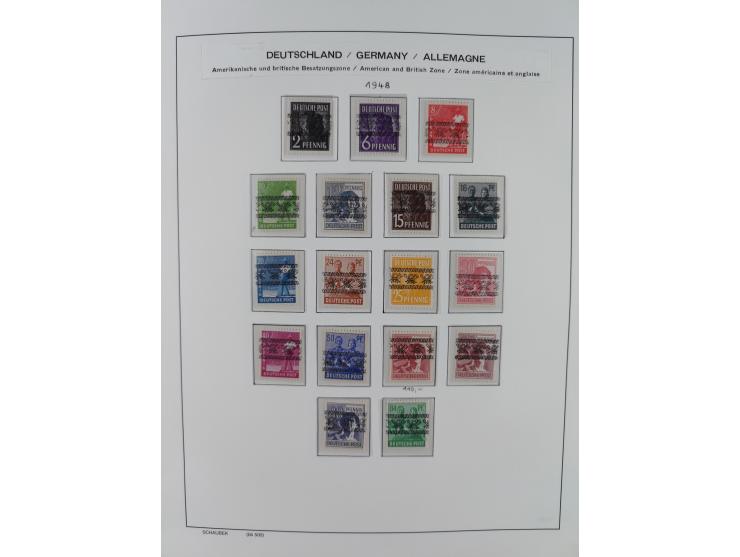 1945/49, ungebrauchte/postfrische und gestempelte, spezialisierte, Sammlung mit vielen besseren, dabei 17bD ungebraucht, 23Cz