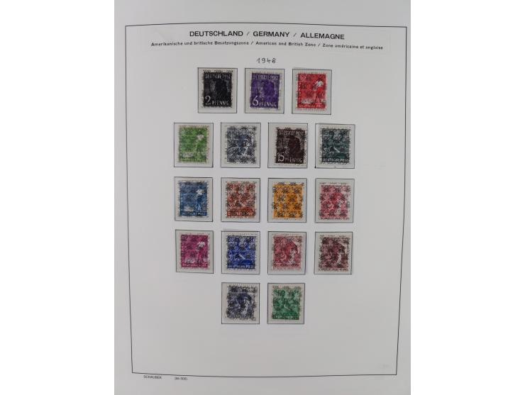 1945/49, ungebrauchte/postfrische und gestempelte, spezialisierte, Sammlung mit vielen besseren, dabei 17bD ungebraucht, 23Cz