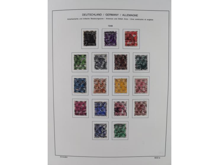 1945/49, ungebrauchte/postfrische und gestempelte, spezialisierte, Sammlung mit vielen besseren, dabei 17bD ungebraucht, 23Cz