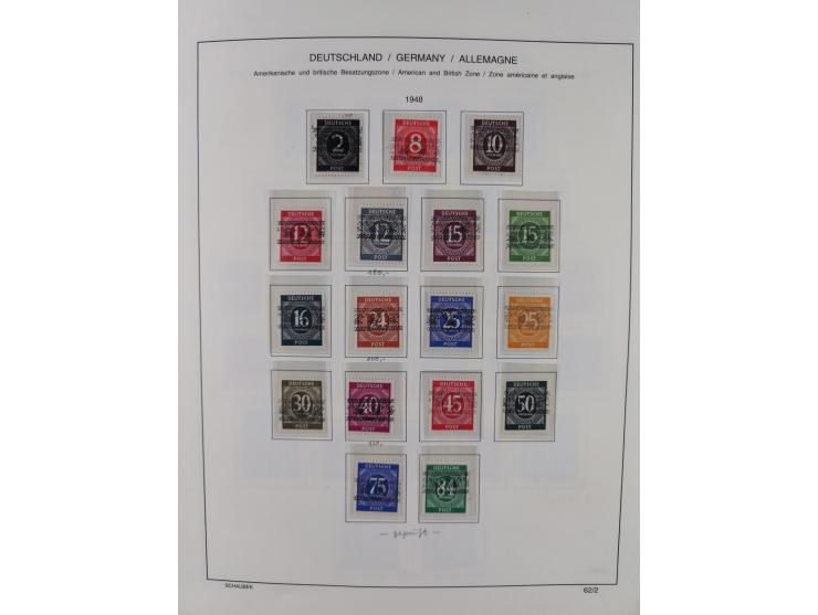 1945/49, ungebrauchte/postfrische und gestempelte, spezialisierte, Sammlung mit vielen besseren, dabei 17bD ungebraucht, 23Cz