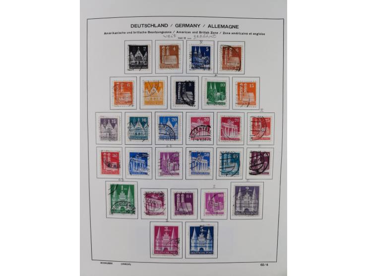 1945/49, ungebrauchte/postfrische und gestempelte, spezialisierte, Sammlung mit vielen besseren, dabei 17bD ungebraucht, 23Cz