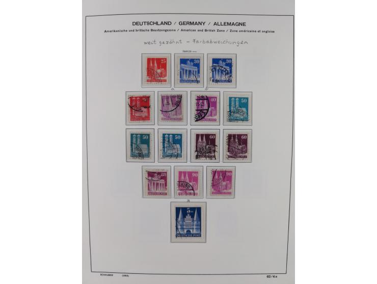 1945/49, ungebrauchte/postfrische und gestempelte, spezialisierte, Sammlung mit vielen besseren, dabei 17bD ungebraucht, 23Cz