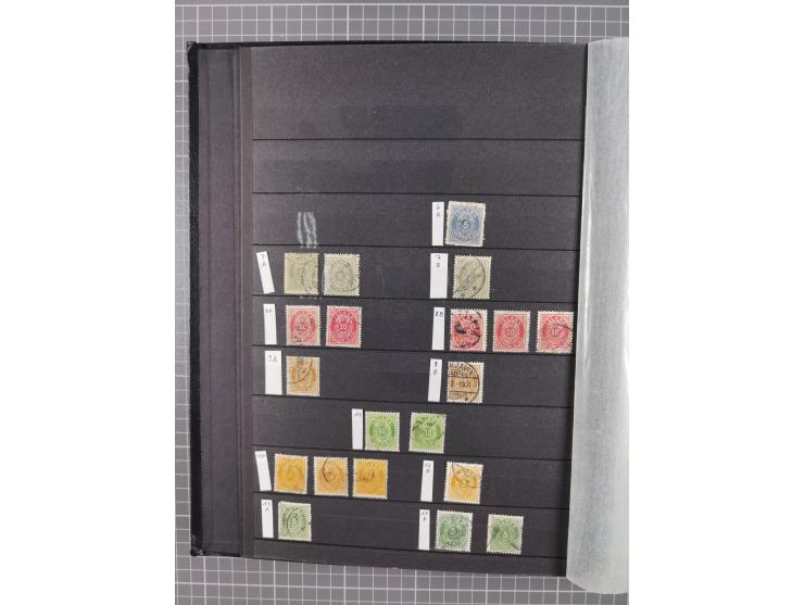 1876/1964, unused and used collection, containing some better items like Mi.-Nr. 28A unused (regummed) with certificate Debo 