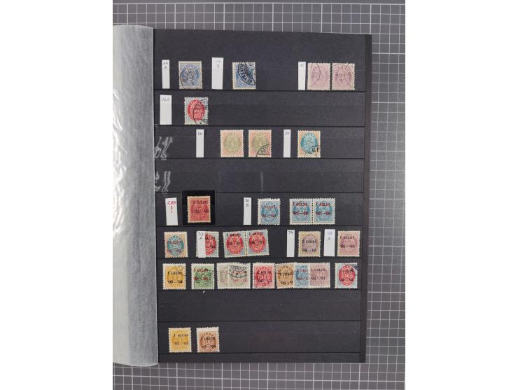 1876/1964, unused and used collection, containing some better items like Mi.-Nr. 28A unused (regummed) with certificate Debo 