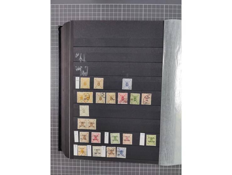 1876/1964, unused and used collection, containing some better items like Mi.-Nr. 28A unused (regummed) with certificate Debo 