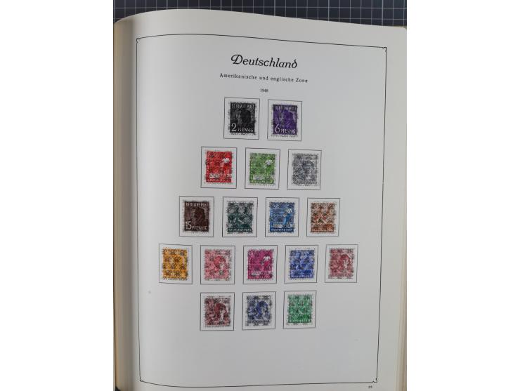 1945/48, ungebrauchte und postfrische Sammlung mit u.a. SBZ, Berlin und Französische Zone, dabei u.a. SBZ in den Hauptnummern