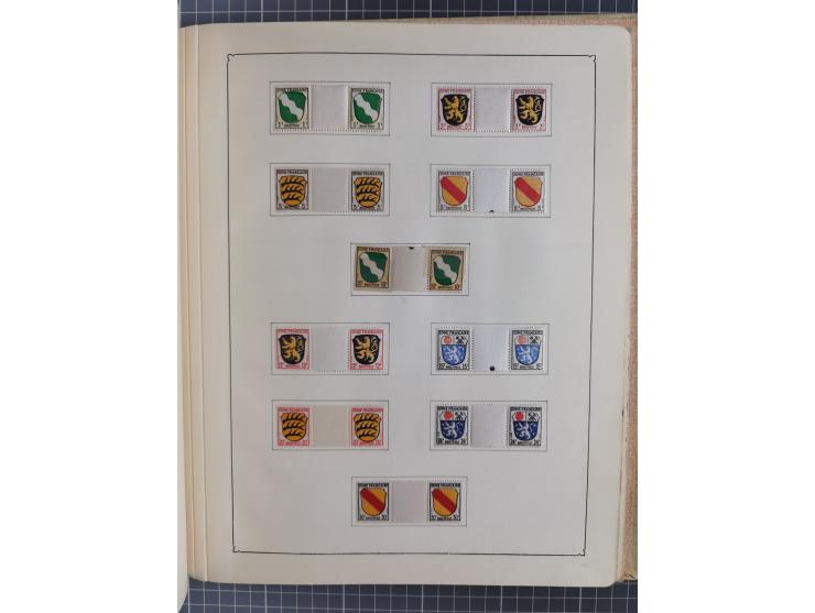 1945/48, ungebrauchte und postfrische Sammlung mit u.a. SBZ, Berlin und Französische Zone, dabei u.a. SBZ in den Hauptnummern