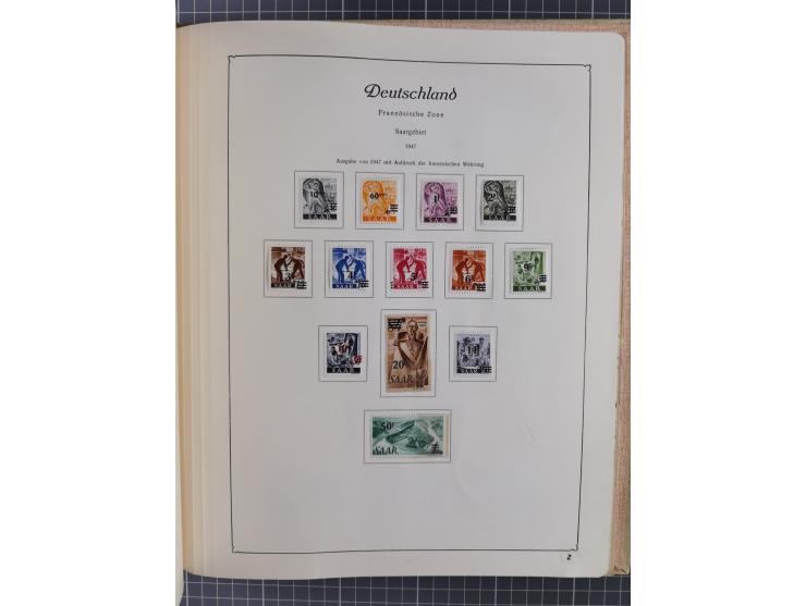 1945/48, ungebrauchte und postfrische Sammlung mit u.a. SBZ, Berlin und Französische Zone, dabei u.a. SBZ in den Hauptnummern