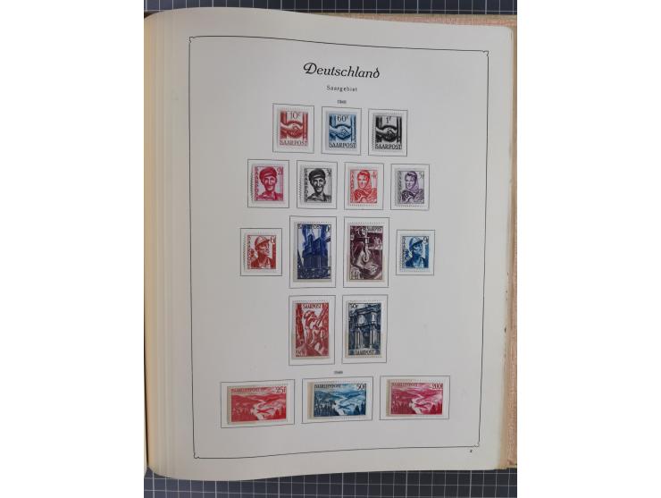 1945/48, ungebrauchte und postfrische Sammlung mit u.a. SBZ, Berlin und Französische Zone, dabei u.a. SBZ in den Hauptnummern