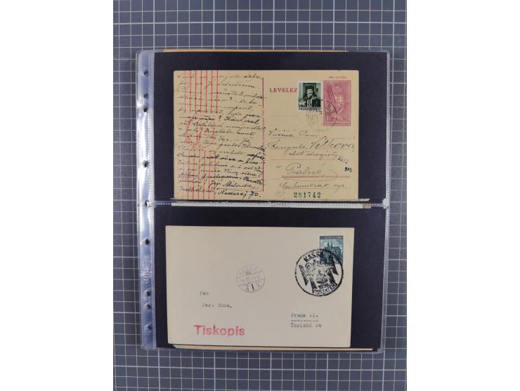 1918/38, over 135 covers with plenty of interesting multiple and combination frankings, registered mail, noted fine choice of