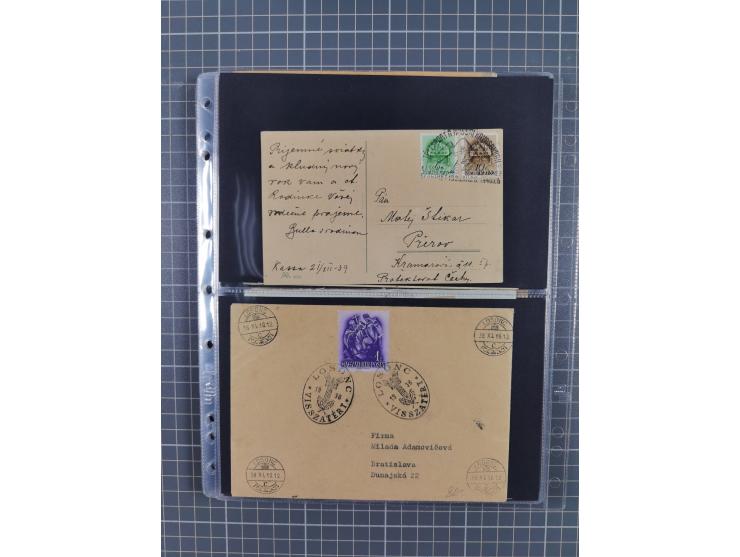 1918/38, over 135 covers with plenty of interesting multiple and combination frankings, registered mail, noted fine choice of