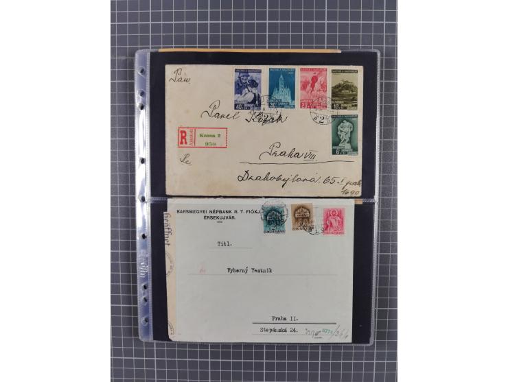 1918/38, over 135 covers with plenty of interesting multiple and combination frankings, registered mail, noted fine choice of
