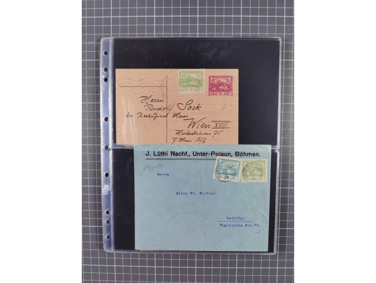 1918/38, over 135 covers with plenty of interesting multiple and combination frankings, registered mail, noted fine choice of