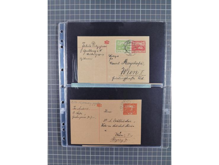 1918/38, over 135 covers with plenty of interesting multiple and combination frankings, registered mail, noted fine choice of