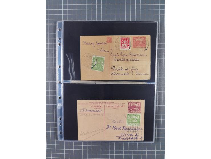 1918/38, over 135 covers with plenty of interesting multiple and combination frankings, registered mail, noted fine choice of