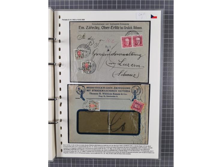 1918/38, over 135 covers with plenty of interesting multiple and combination frankings, registered mail, noted fine choice of