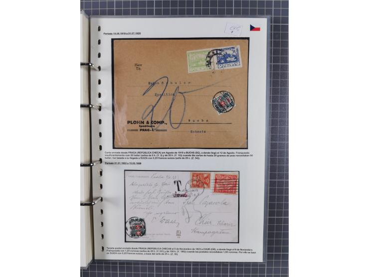 1918/38, over 135 covers with plenty of interesting multiple and combination frankings, registered mail, noted fine choice of