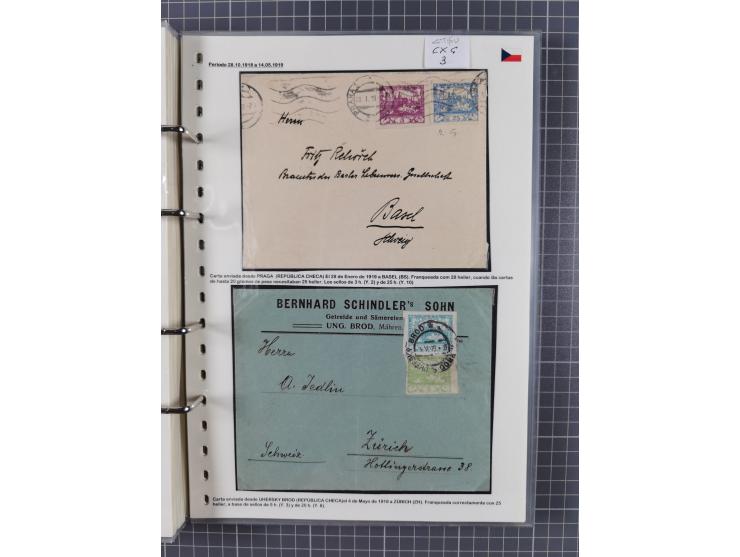 1918/38, over 135 covers with plenty of interesting multiple and combination frankings, registered mail, noted fine choice of