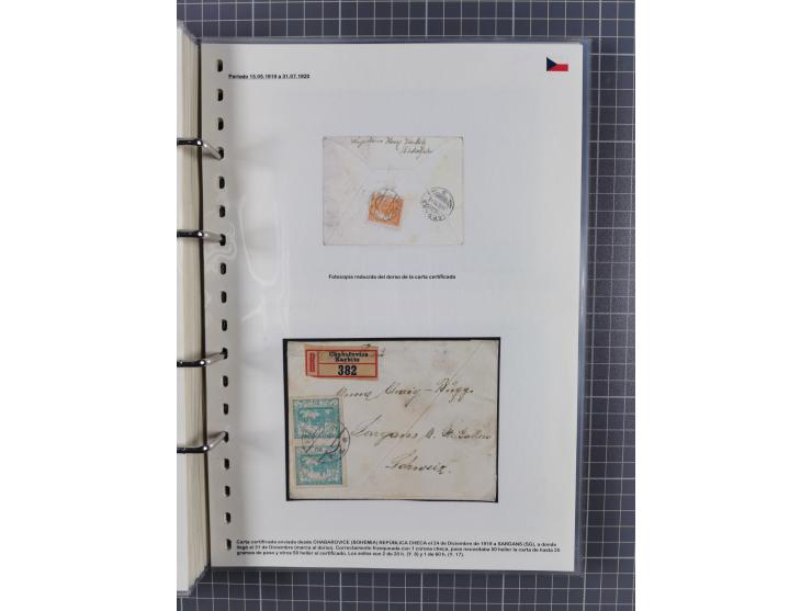 1918/38, over 135 covers with plenty of interesting multiple and combination frankings, registered mail, noted fine choice of