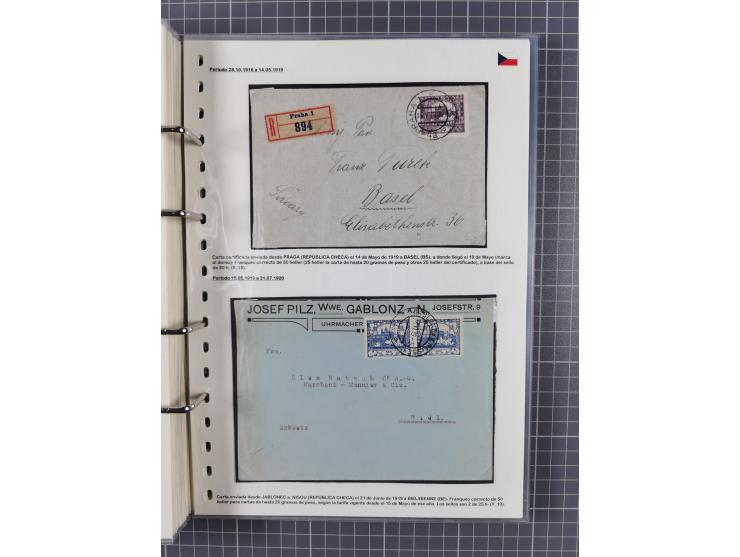 1918/38, over 135 covers with plenty of interesting multiple and combination frankings, registered mail, noted fine choice of